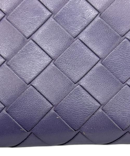 BOTTEGA VENETA（ボッテガベネタ）BOTTEGA VENETA (ボッテガベネタ) 2つ折り財布 パープルの古着・服飾アイテム