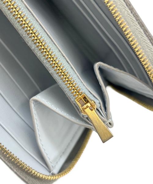 CELINE（セリーヌ）CELINE (セリーヌ) ラウンドジップウォレット グレーの古着・服飾アイテム