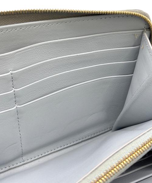 CELINE（セリーヌ）CELINE (セリーヌ) ラウンドジップウォレット グレーの古着・服飾アイテム