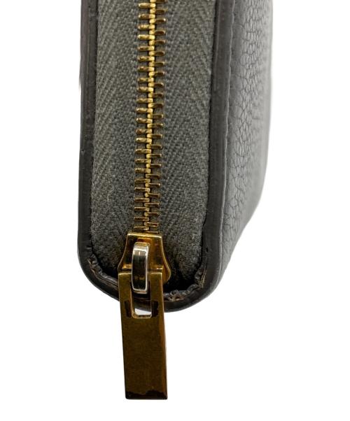 CELINE（セリーヌ）CELINE (セリーヌ) ラウンドジップウォレット グレーの古着・服飾アイテム