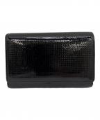 Cartierカルティエ）の古着「2つ折り財布」｜ブラック