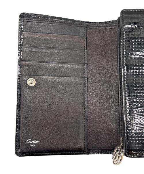 Cartier（カルティエ）Cartier (カルティエ) 2つ折り財布 ブラックの古着・服飾アイテム