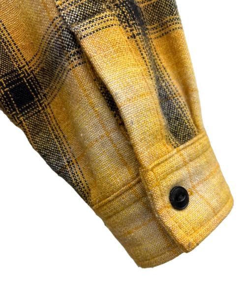 RATS（ラッツ）RATS (ラッツ) チェックシャツ オレンジ×ブラック サイズ:Sの古着・服飾アイテム