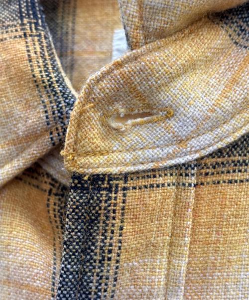 RATS（ラッツ）RATS (ラッツ) チェックシャツ オレンジ×ブラック サイズ:Sの古着・服飾アイテム