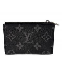中古・古着通販】LOUIS VUITTON (ルイ ヴィトン) 2つ折り財布 ブラック