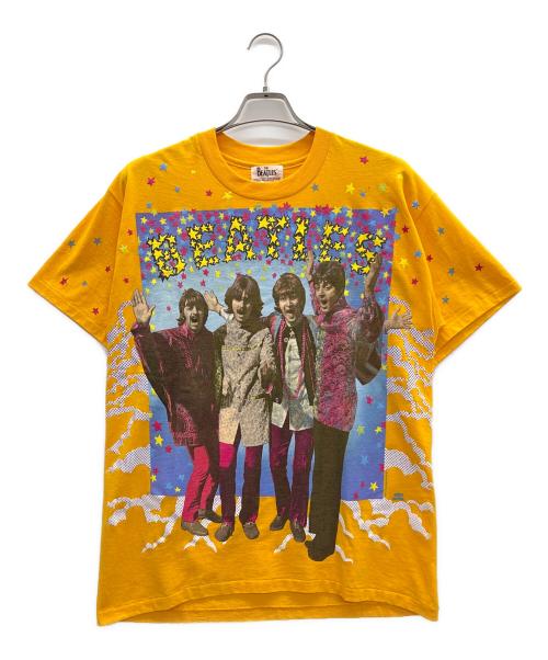 THE BEATLES（ビートルズ）THE BEATLES (ビートルズ) 半袖Tシャツ オレンジ サイズ:Lの古着・服飾アイテム