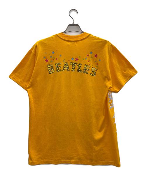 THE BEATLES（ビートルズ）THE BEATLES (ビートルズ) 半袖Tシャツ オレンジ サイズ:Lの古着・服飾アイテム