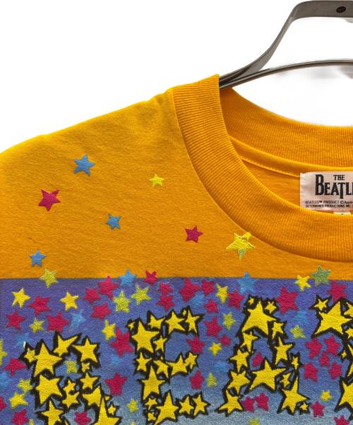 THE BEATLES（ビートルズ）THE BEATLES (ビートルズ) 半袖Tシャツ オレンジ サイズ:Lの古着・服飾アイテム
