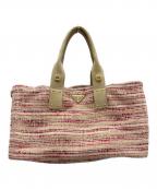 PRADAプラダ）の古着「2WAYトートバッグ」｜ベージュ