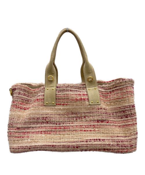 PRADA（プラダ）PRADA (プラダ) 2WAYトートバッグ ベージュの古着・服飾アイテム