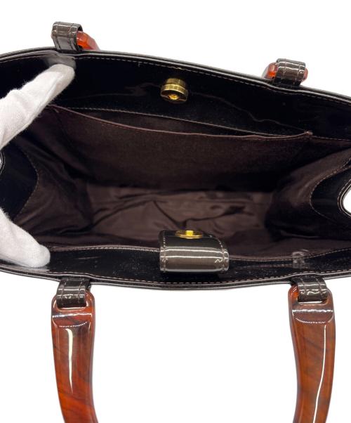 WAKO（ワコー）WAKO (ワコー) ハンドバッグ ブラウンの古着・服飾アイテム