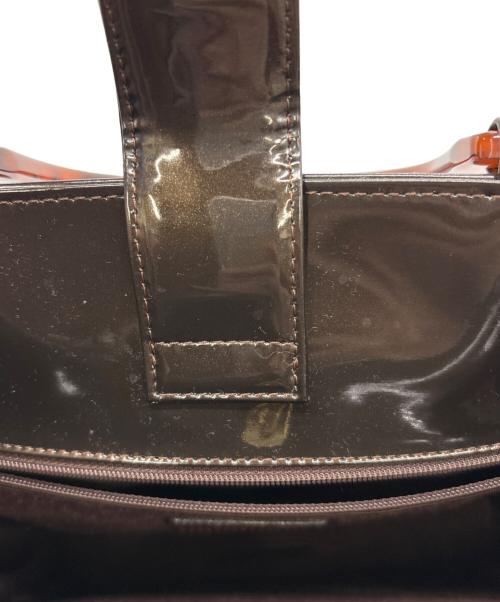 WAKO（ワコー）WAKO (ワコー) ハンドバッグ ブラウンの古着・服飾アイテム