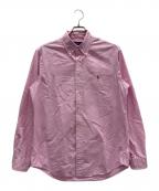 POLO RALPH LAURENポロ・ラルフローレン）の古着「ギンガムチェックシャツ」｜ピンク×ホワイト