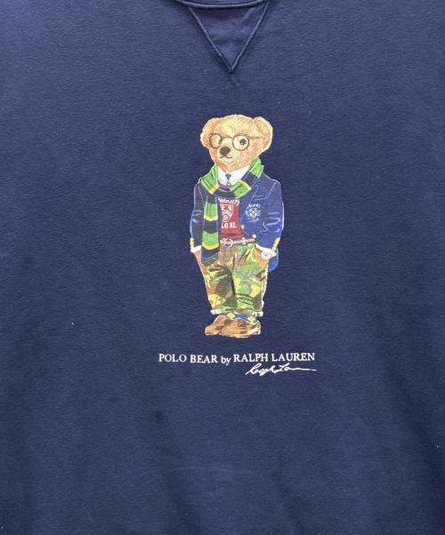 POLO RALPH LAUREN（ポロ・ラルフローレン）POLO RALPH LAUREN (ポロ・ラルフローレン) 裏起毛スウェット ネイビー サイズ:XLの古着・服飾アイテム