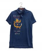 POLO RALPH LAURENポロ・ラルフローレン）の古着「ポロシャツ」｜ネイビー