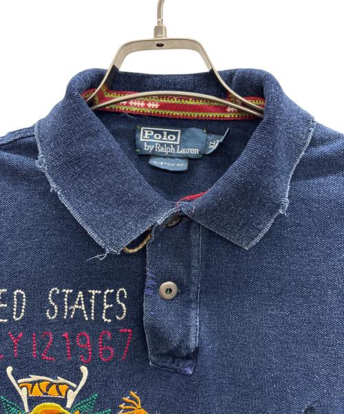 POLO RALPH LAUREN（ポロ・ラルフローレン）POLO RALPH LAUREN (ポロ・ラルフローレン) ポロシャツ ネイビー サイズ:XLの古着・服飾アイテム