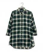 RALPH LAURENラルフローレン）の古着「シャツワンピース」｜グリーン