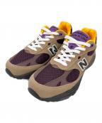 NEW BALANCEニューバランス）の古着「U993MU」｜ブラウン×パープル