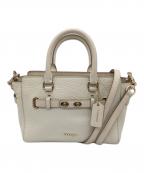 COACHコーチ）の古着「2WAYショルダーバッグ」｜アイボリー