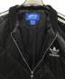 adidas (アディダス) キルティングブルゾン ブラック×ホワイト サイズ:L：5000円
