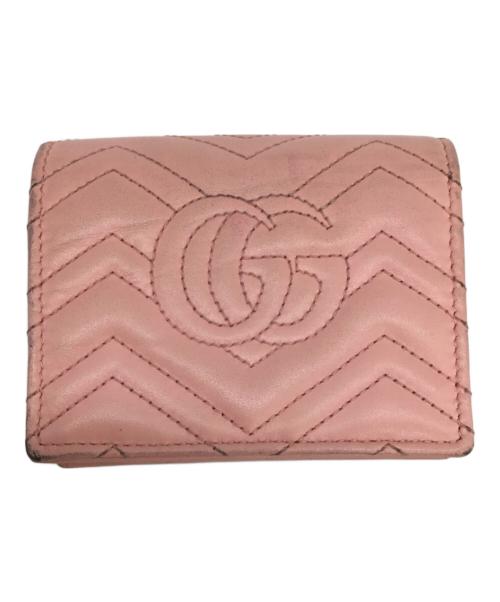 GUCCI（グッチ）GUCCI (グッチ) チェーンウォレット ピンクの古着・服飾アイテム