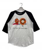 STANLEY DESANTISスタンリーデサンティス）の古着「Tシャツ」｜ホワイト×ブラック