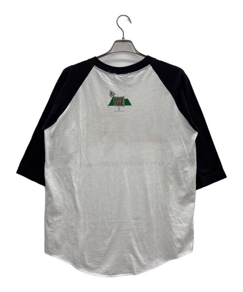 STANLEY DESANTIS（スタンリーデサンティス）STANLEY DESANTIS (スタンリーデサンティス) Tシャツ ホワイト×ブラック サイズ:Lの古着・服飾アイテム