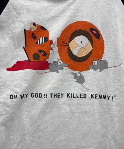 STANLEY DESANTIS（スタンリーデサンティス）STANLEY DESANTIS (スタンリーデサンティス) Tシャツ ホワイト×ブラック サイズ:Lの古着・服飾アイテム