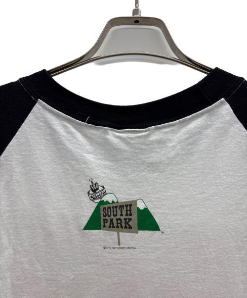 STANLEY DESANTIS（スタンリーデサンティス）STANLEY DESANTIS (スタンリーデサンティス) Tシャツ ホワイト×ブラック サイズ:Lの古着・服飾アイテム