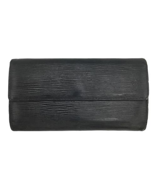 LOUIS VUITTON（ルイ ヴィトン）LOUIS VUITTON (ルイ ヴィトン) 長財布 ブラックの古着・服飾アイテム