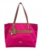 COACHコーチ）の古着「トートバッグ」｜ショッキングピンク