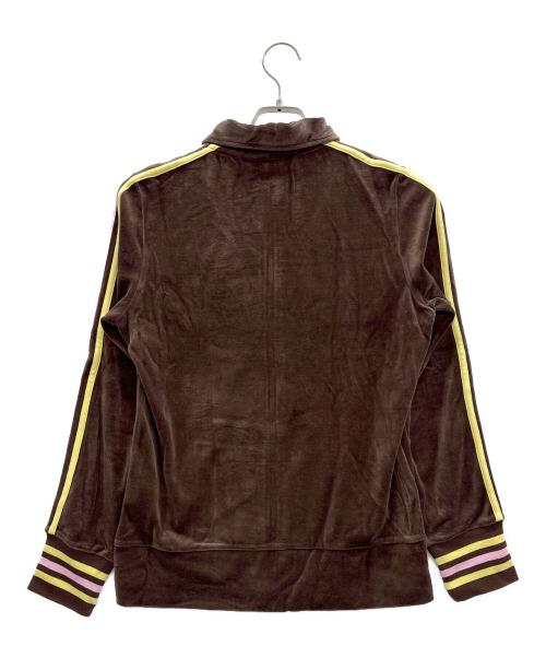 adidas（アディダス）adidas (アディダス) ベロアトラックジャケット ブラウン サイズ:OT 未使用品の古着・服飾アイテム