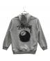 stussy (ステューシー) 裏起毛パーカー グレー×ブラック サイズ:L：6000円