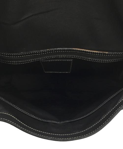 COACH（コーチ）COACH (コーチ) レザーショルダーバッグ ブラックの古着・服飾アイテム