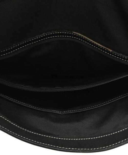 COACH（コーチ）COACH (コーチ) レザーショルダーバッグ ブラックの古着・服飾アイテム