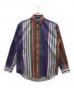 CHAPS RALPH LAURENチャップス ラルフローレン）の古着「コットンシャツ」｜ブルー×レッド