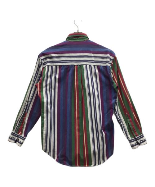 CHAPS RALPH LAUREN（チャップス ラルフローレン）CHAPS RALPH LAUREN (チャップス ラルフローレン) コットンシャツ ブルー×レッド サイズ:Mの古着・服飾アイテム