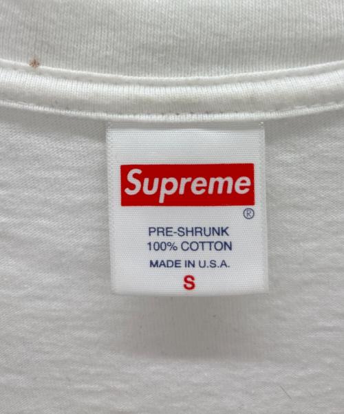 SUPREME（シュプリーム）SUPREME (シュプリーム) プリントTシャツ ホワイト×レッド サイズ:Sの古着・服飾アイテム