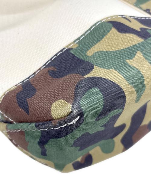 L.L.Bean（エルエルビーン）L.L.Bean (エルエルビーン) トートバッグ アイボリー×カーキの古着・服飾アイテム