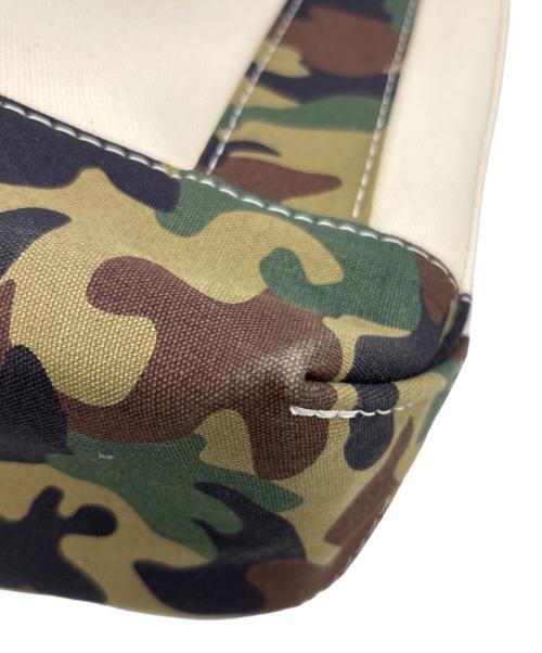 L.L.Bean（エルエルビーン）L.L.Bean (エルエルビーン) トートバッグ アイボリー×カーキの古着・服飾アイテム