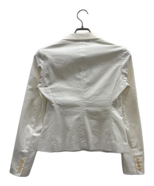 POLO RALPH LAUREN（ポロ・ラルフローレン）POLO RALPH LAUREN (ポロ・ラルフローレン) テーラードジャケット ホワイト サイズ:9号の古着・服飾アイテム