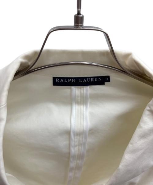POLO RALPH LAUREN（ポロ・ラルフローレン）POLO RALPH LAUREN (ポロ・ラルフローレン) テーラードジャケット ホワイト サイズ:9号の古着・服飾アイテム