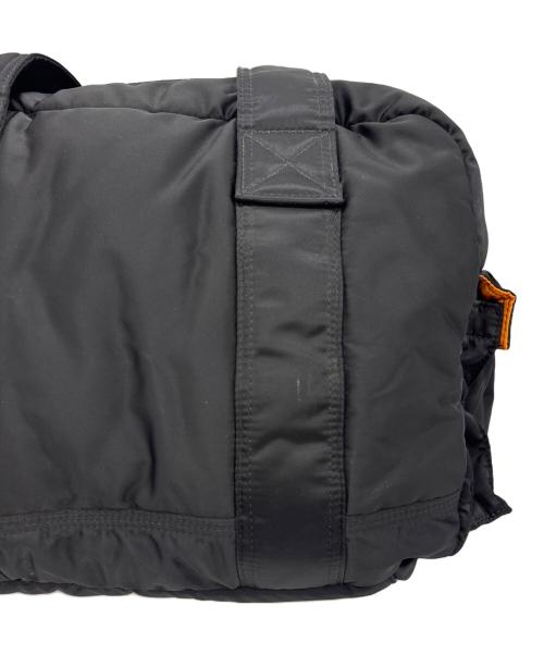 PORTER（ポーター）PORTER (ポーター) ボストンバッグ ブラック×オレンジの古着・服飾アイテム