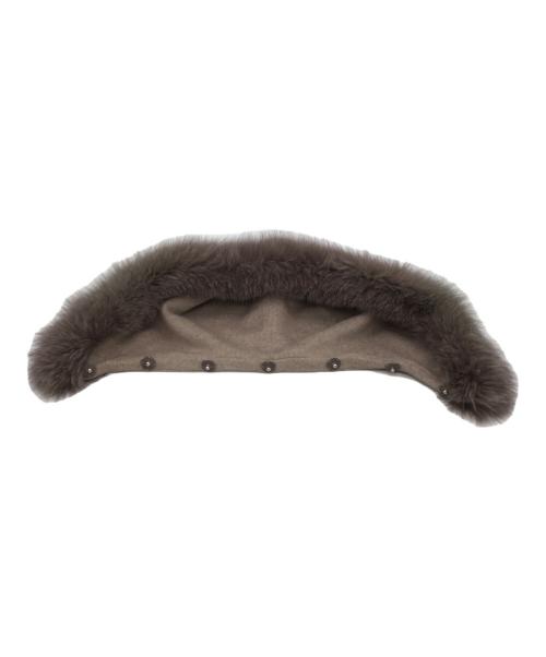 KB FUR（ケービファー）KB FUR (ケービファー) ケープ ブラウン サイズ:70 未使用品の古着・服飾アイテム