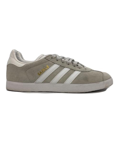adidas（アディダス）adidas (アディダス) GAZELLE ライトグレー×ホワイト サイズ:24.5の古着・服飾アイテム