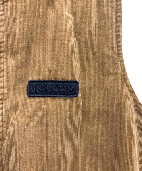 VOLCOM（ボルコム）VOLCOM (ボルコム) コーデュロイベスト ブラウン サイズ:Lの古着・服飾アイテム