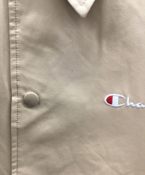 Champion（チャンピオン）Champion (チャンピオン) 裏ボアコーチジャケット ベージュ サイズ:Lの古着・服飾アイテム