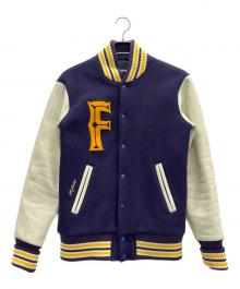 NEIGHBORHOOD（ネイバーフッド）の古着「スタジャン」｜ネイビー×ホワイト