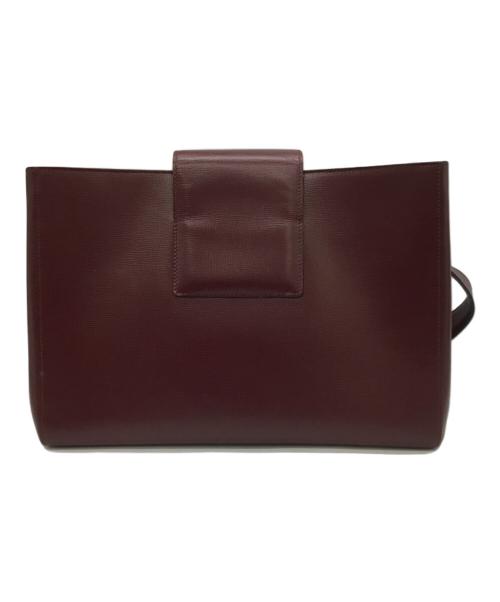 Cartier（カルティエ）Cartier (カルティエ) ワンショルダーバッグ ボルドーの古着・服飾アイテム