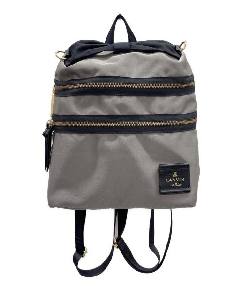 LANVIN（ランバン）LANVIN (ライバン) リュック グレーの古着・服飾アイテム